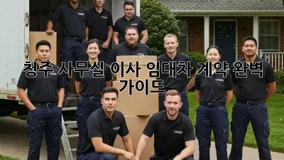 청주 사무실 이사? 임대차 계약 완벽 가이드!