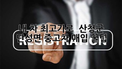내 차 최고가로 🚗! 산청군 단성면 중고차 매입 꿀팁